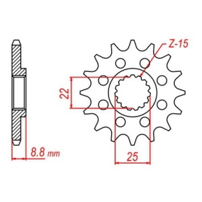 PBR Beta / Ktm / Husq Fordrev 520 End