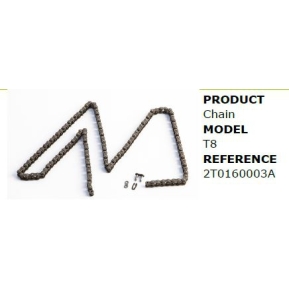 Mecatecno Kjede T-08 25HA 126L