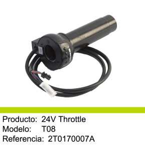 Mecatecno Gasshåndtak T-08 24V