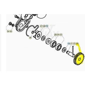 Beta Vannpumpe Drev Plast 250 - 300 ccm