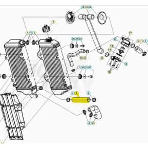 Beta Vannslange Radiator - Radiator RR 2T  20->