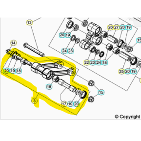 Beta Link Arm Komplett  RR 2T / 4T 13->