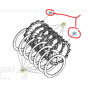 Beta Clutch Lammell Spesial Sincro (Pr stk)