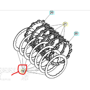 Beta Clutch Lammell Stål RR / Sincro (Pr stk)