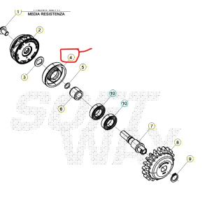 Beta Simmering Vannpumpe 12x30x7 END