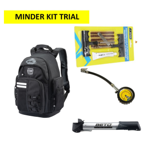 Minder Kit  ( Ryggsekk - Rep Sett - Mini Pumpe - Luftrykks måler )
