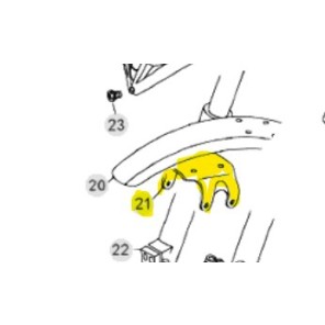 Beta Forskjerm Brakett Rev/Evo 80 Senior