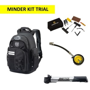 Minder Kit  ( Ryggsekk - Rep Sett - Mini Pumpe - Luftrykks måler )