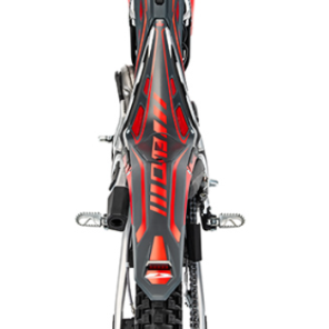 Beta Evo Bakskjerm 125-300 Grå/Rød 24 (Ink dekal)