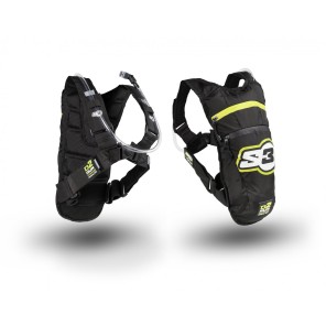 S3 Ryggsekk m/ 1,5L Vann Beholder & Verktøy Lommer Gul