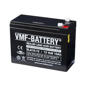 VMF Batteri 12V 10H AGM Batteri - SLA10-12 (RT12100S) For EL Sykler (Ink Miljøavgift)