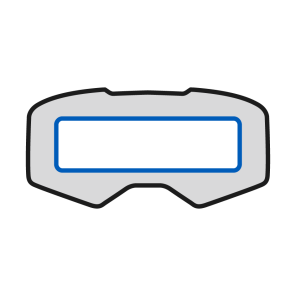 Kenny Vision 50mm Universal 4 Stk (Passer alle briller)