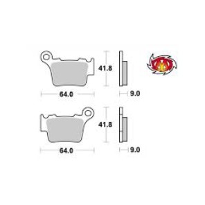 Sherco Moto-Master 0944-12 Bremseklosser Bak END