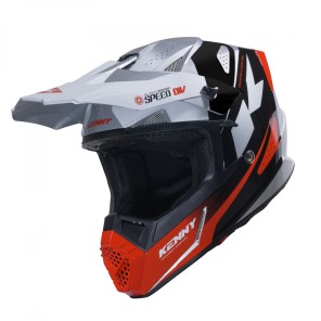 Kenny Hjelm MX Track Graphic Speed Sort / Rød