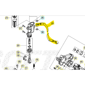 Beta Bremseslange Bak Sincro 125 - 300ccm