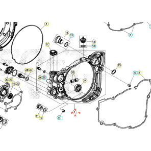 Beta Indre Clutchdeksel RR / XT