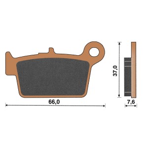 Beta Bremseklosser Bak Track/RR 50/125 (Original)