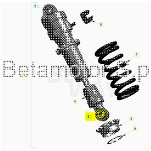 Beta Lager/Foring Bakdemper Factory Kit 18->