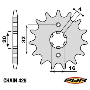Beta Fordrev 125 LC 428 2011-2020 (Velg Str)
