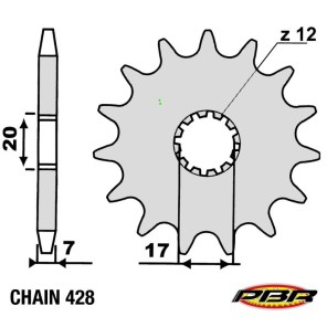 PBR AM6 Fordrev 428 (Velg Størrelse)