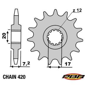 PBR AM6 Fordrev 420  (Velg Størrelse)