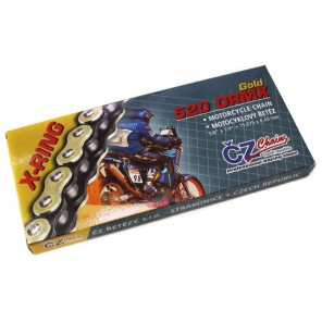 CZ Kjede 520 ORMX X-ring Gold (Velg lengde)