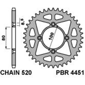 Bakdrev Trial 40T 125-300ccm (Alle nyere sykler)