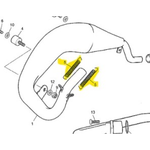 Sherco Eksos Fjær 70mm