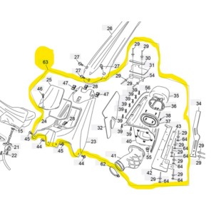 Sherco Luftfilter Boks Komplett 17->