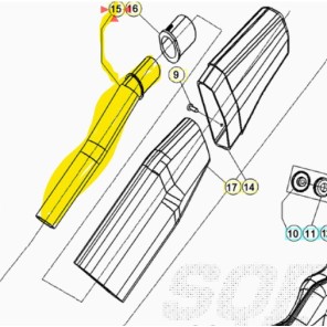 Beta Perforert Innerrør Eksos Evo 125-300ccm