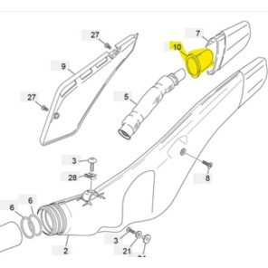 Sherco Gummi Eksos TR 125-300ccm