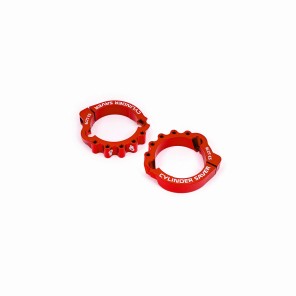 S3 Eksosflensbeskytter Ktm / Hq / Gg 250-300ccm Rød