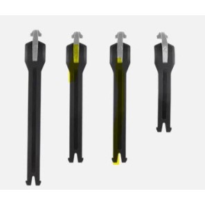 Leatt Strap kit 4,5/ 5.5 FlexLock 4-st Svart