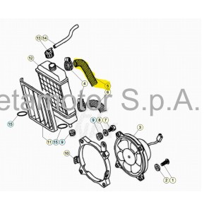 Beta Vann Slange Radiator - Sylinder 80 Junior / Senior