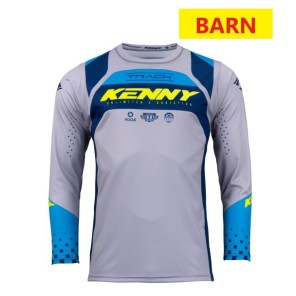 Kenny Trøye MX Focus Barn Navy Neon Gul Barn