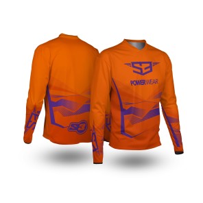 S3 Trøye Enduro Collection Oransje (Velg Str)