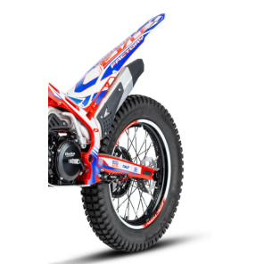 Beta Evo Bakskjerm 125-300 Factory Hvit/Rød/Blå 23 (Ink dekal)