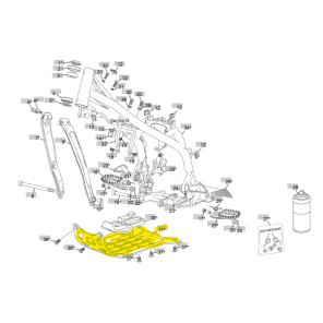 Sherco Bunnpanne STR Sølv