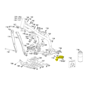 Sherco Fothviler Høyre STR Sølv