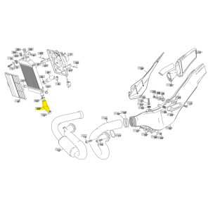 Sherco Vannslange STR Blokk - Radiator