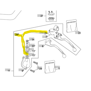 Sherco ClutchSlange STR 23->