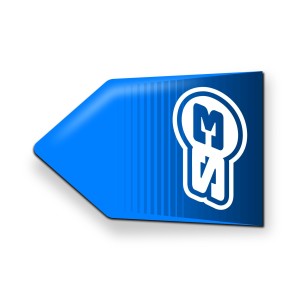 S3 Sekjsons Piler 50 stk 12x18cm Plastikk Blå