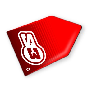 S3 Sekjsons Piler 50 stk 12x18cm Plastikk Rød